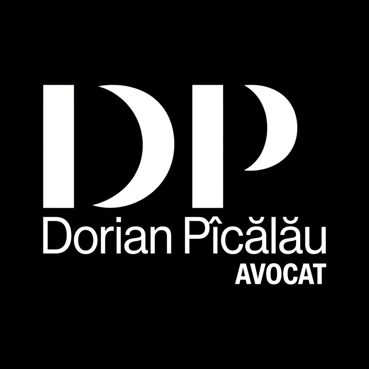 Logotip creat pentru avocatul Dorian Pîcălău cu ajutorul echipei WSOD Prod