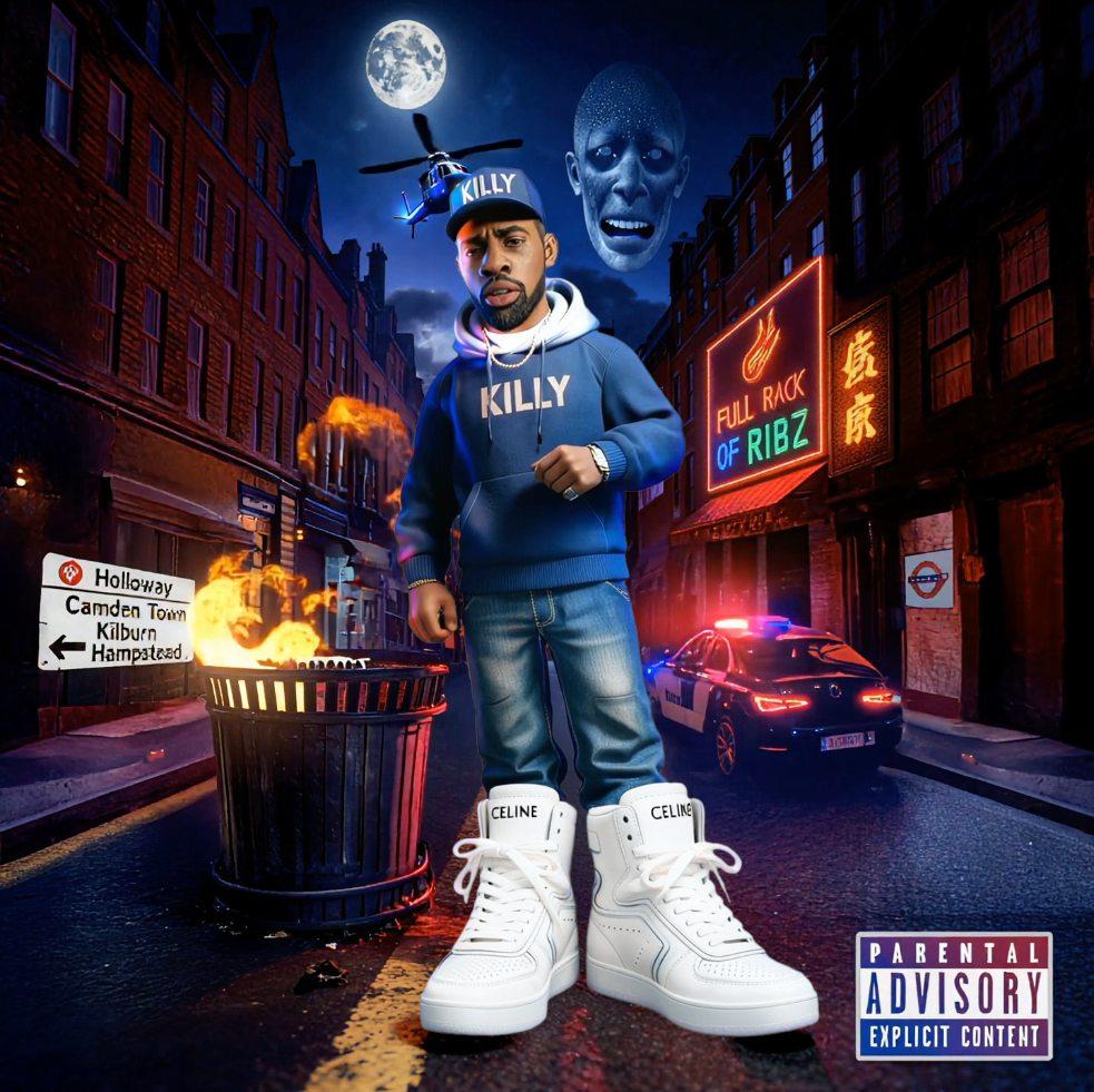 Coperta albumului „Full Rack of Ribz”, realizată de WSOD Prod - Față